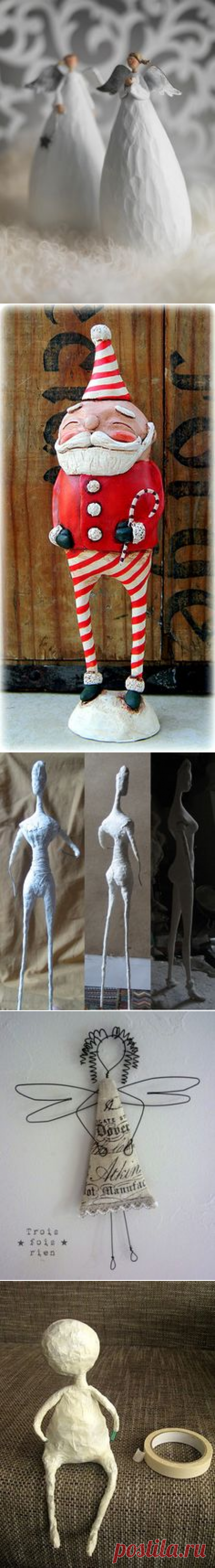 (20) papier mache | biscuit