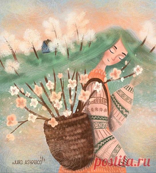 Динь! Дон!
Динь! Дон!
Это что за нежный звон?
Это пролесок-подснежник
Улыбается сквозь сон!

Это чей пушистый луч
Так щекочет из-за туч,
Заставляя малышей
Улыбаться до ушей?

Это чья же теплота,
Чья такая доброта
Заставляет улыбаться
Зайца, курицу, кота?
И по какому поводу?
Идёт Весна
По городу!

И у пуделя-улыбка!
И в аквариуме рыбка
Улыбнулась из водицы
Улыбающейся птице!

Вот и получается,
Что не помещается
На одной странице
Улыбка необъятная,-
До чего приятная!
Вот так...