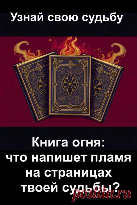 Книга огня открывает перед тобой страницы судьбы, покрытые пламенем. Один выбор — и ты узнаешь, что тебя ждёт: лёгкая тропа или путь через испытания. Это не просто тест, это огненное послание судьбы!