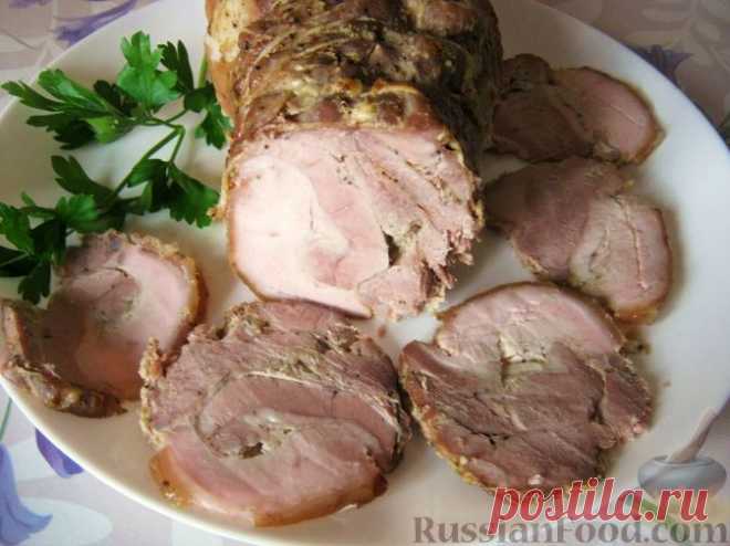 Рецепт: Рулет из свиного подчеревка на RussianFood.com