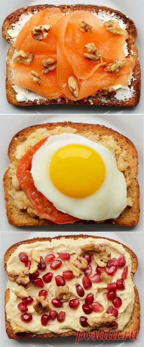 20 крутых бутербродов на завтрак