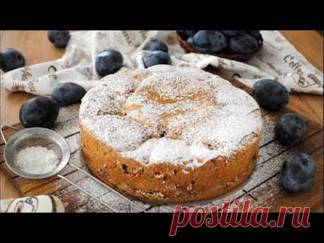 Вкусный Сливовый Пирог 🥧 Простой и Быстрый Рецепт Пирога со Сливами 🥧 - YouTube