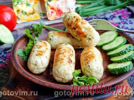 Домашние куриные сардельки