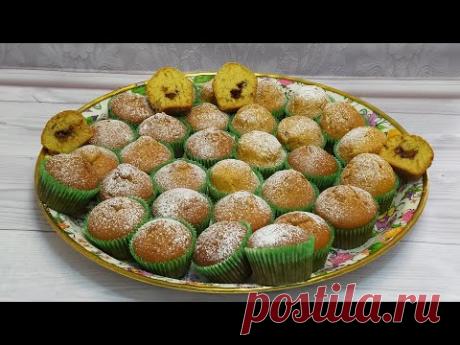 Кексы на кефире с шоколадом