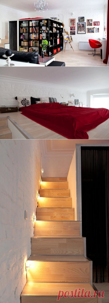 Питерская однушка в 50 м², нарастившая еще этаж – Красивые квартиры