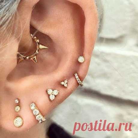 Популярные виды пирсинга - Rosa Pallna