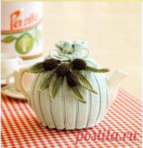 Красивый утеплитель для заварки чая