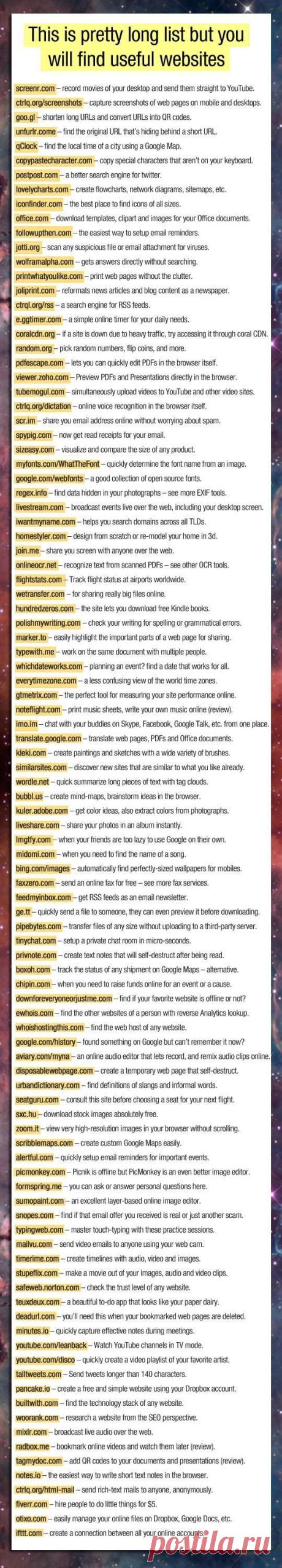 Useful Websites