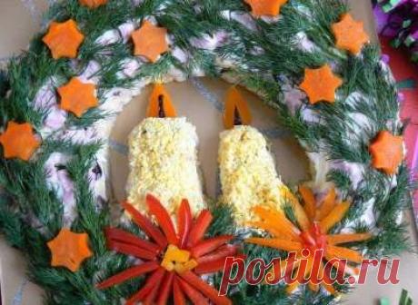 Рождественский салат | Блог пользователя Ксения Бонд