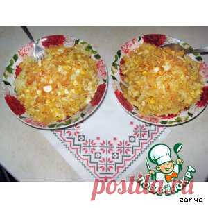 Макароны в луковом соусе - кулинарный рецепт