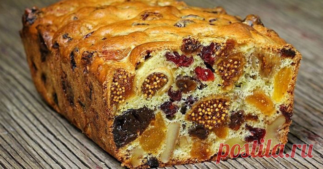 Быстро и вкусно! Невероятно Полезный Кекс из Сухофруктов!