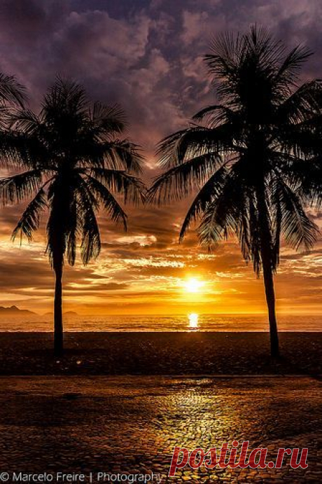 Copacabana Beach, Rio de Janeiro, Brazil,  flickr от M. Freire   |  Pinterest: инструмент для поиска и хранения интересных идей