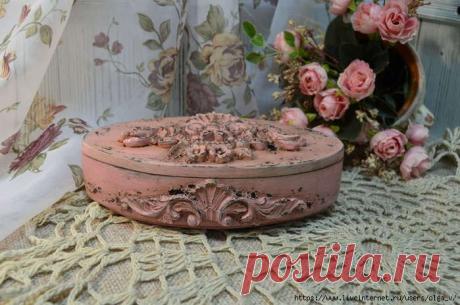 З. Меркулова)) Шкатулка «Античный флер» м.к.