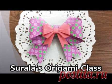 Origami - Ribbon, Bow / 종이접기 - 리본