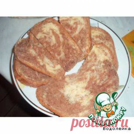 Мраморный кекс в хлебопечке - кулинарный рецепт