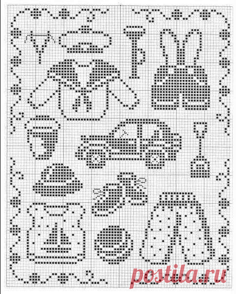 Подборка схем для миленьких вязаных вещей