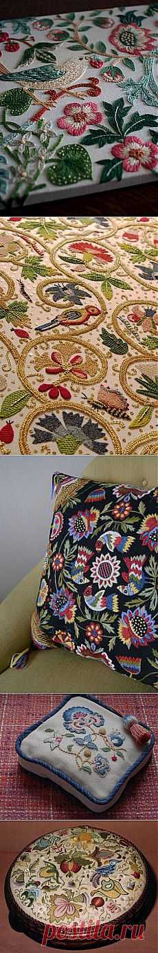 Якобинская вышивка (крюил)