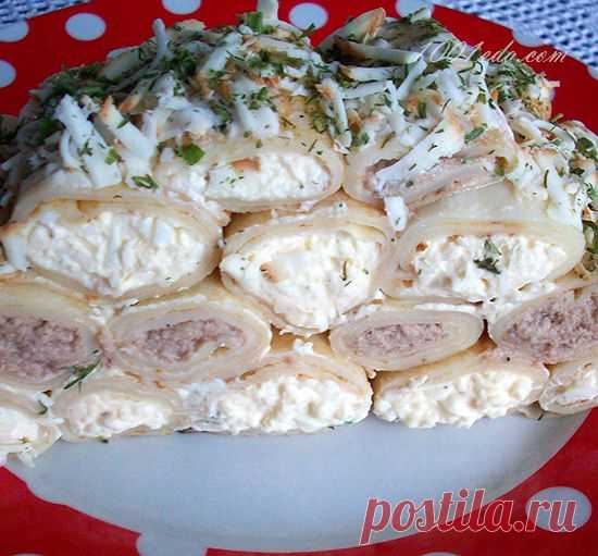 Закуска Монастырская изба - Блины, блинчики . 1001 ЕДА вкусные рецепты с фото!