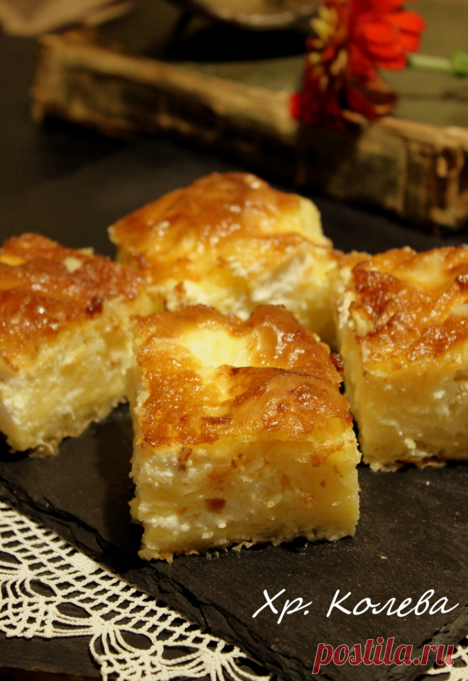 Животът може да e вкусен: Сладка (сиропирана) баница с извара