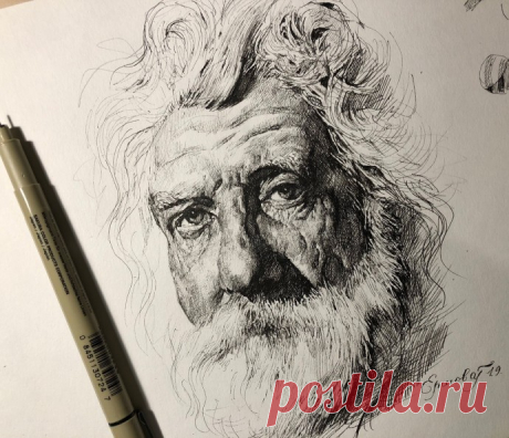 Портрет пожилого мужчины