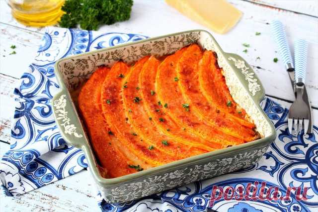Запеченная тыква с сыром по-итальянски рецепт с фото пошагово - 1000.menu