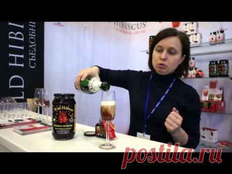 Съедобные цветы в Шампанском - YouTube