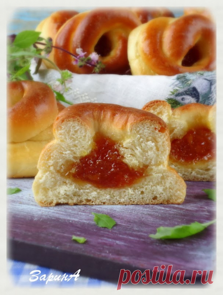 НЕВЕРОЯТНО ВКУСНЫЕ И АРОМАТНЫЕ СДОБНЫЕ БУЛОЧКИ С АПЕЛЬСИНОВЫМ ДЖЕМОМ