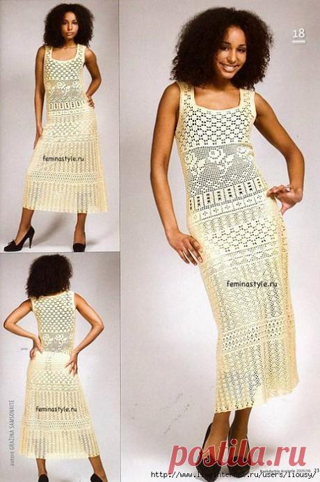 Красивое , связанное крючком в технике филейного вязания.