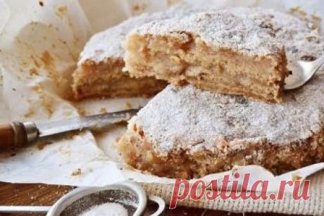 Насыпной яблочный пирог. Самый легкий в приготовлении пирог! Самое сложное в рецепте - натереть яблоки!