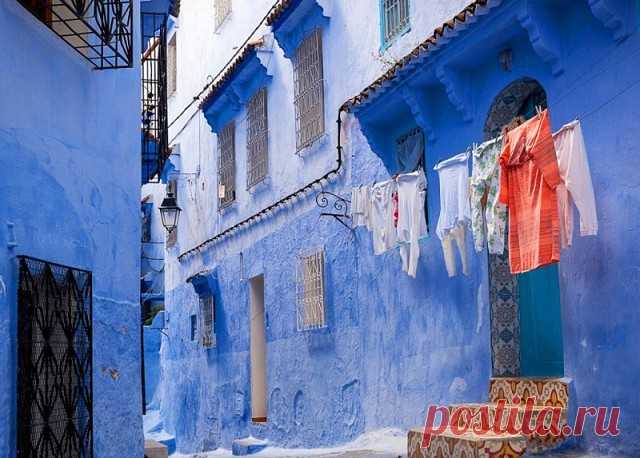 Голубой город Шефшауен (Chefchaouen) в Марокко