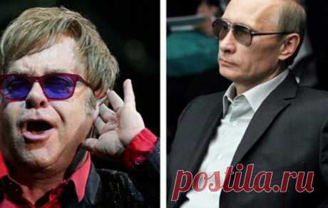 Элтон Джон пообещал высказать Путину все, что думает, - британские СМИ