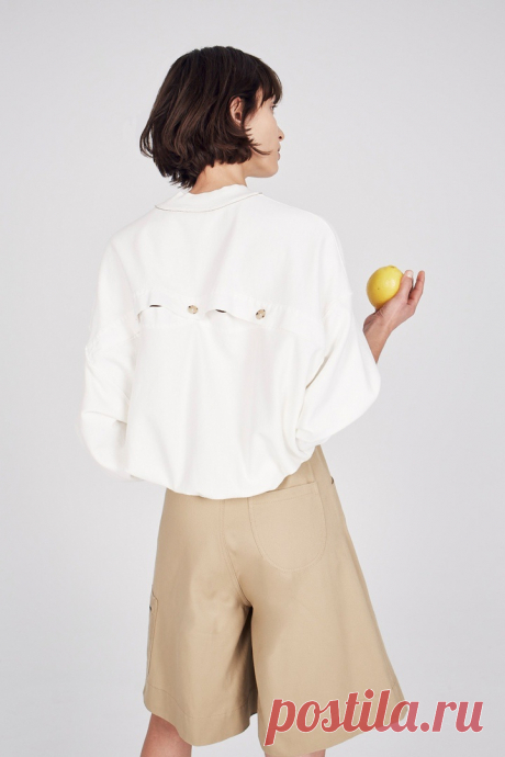 Спинки блузок из коллекции Bassike Ready-to-Wear 2019