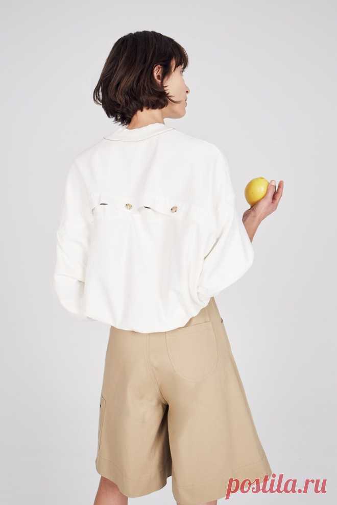 Спинки блузок из коллекции Bassike Ready-to-Wear 2019