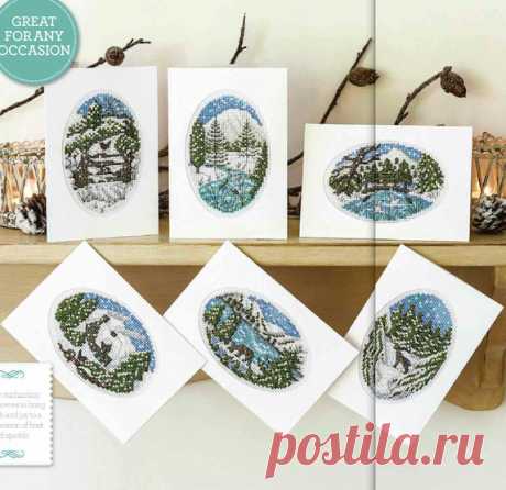 Winter Scenes Cards
573х556