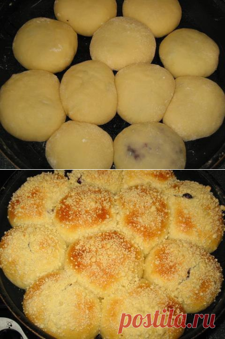 Булочки с наполнителем и посыпкой