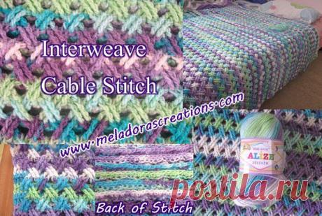 узор для пледа.