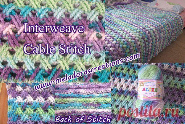 узор для пледа.