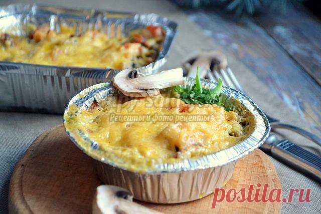 Жульен из кролика и языка. Рецепт с пошаговыми фото