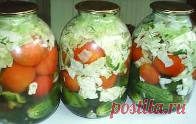 Хозяюшка. Кушать подано! - Овощное ассорти