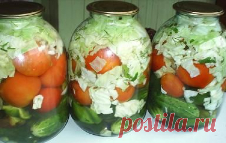 Хозяюшка. Кушать подано! - Овощное ассорти