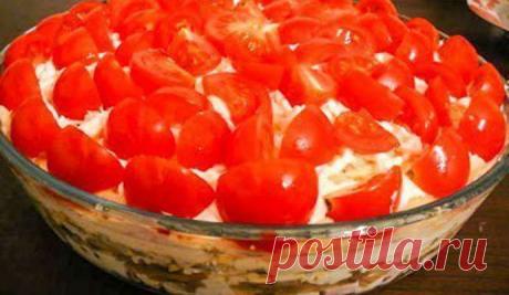 Рецепт салата со свежими грибами