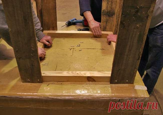 Умывальник из поддонов. Мебель из паллет своими руками: пошаговые инструкции изготовления мебели из поддонов с фото