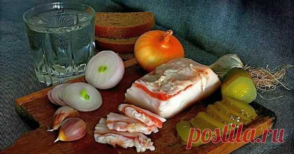 Очень вкусный рецепт свиного сала в тузлуке с чесноком