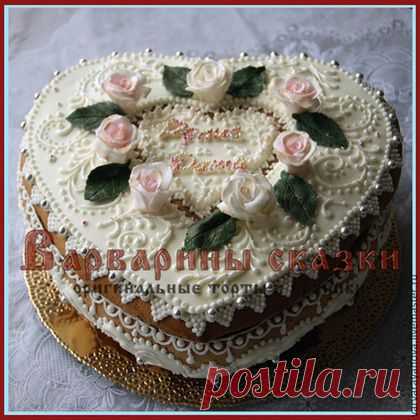 Пряничная шкатулка - бледно-розовый,белый,розы,жених и невеста,свадьба