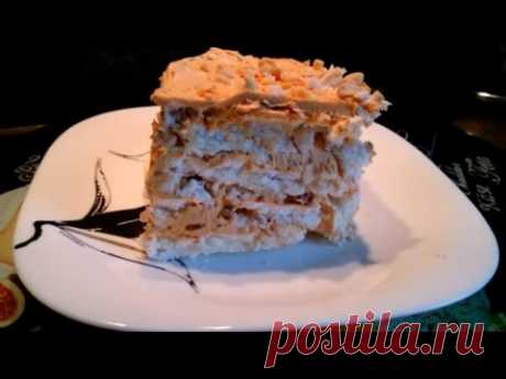 Торт из Безе, почти как &quot;Киевский.&quot; / Meringue cake - YouTube