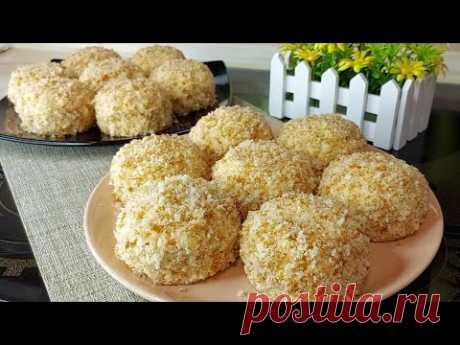 Готовлю на заказ уже много лет! Соседи завидуют! Супер вкусный простой рецепт‼️ Пирожное НЕЖНОСТЬ ☆