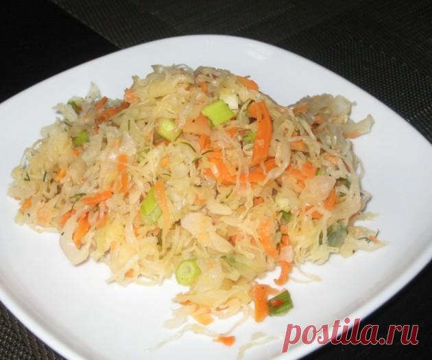 Капуста, квашенная по-быстрому