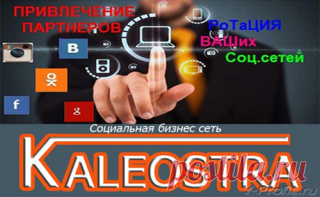 Kaleostra - бизнес сеть для продвижения всех соц.сетей!