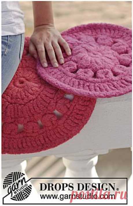 Сидушки крючком схемы