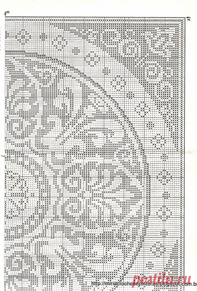 Кузница Тины: квадратная скатерть